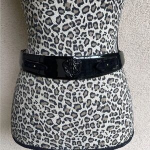 Gucci two-leather belt